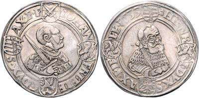 Sachsen A. L., Johann Friedrich und Heinrich 1539-1541 - Mince a medaile