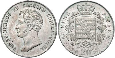 Sachsen-Coburg-Gotha, Ernst I. 1806-1844 - Mince a medaile