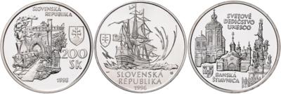 Slowakei - Coins and medals