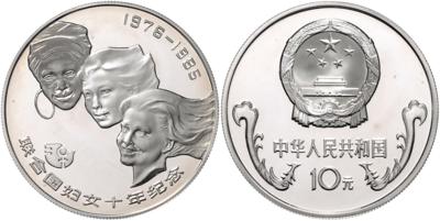 UNO- Jahrzehnt der Frau 1976-1985 - Münzen, Medaillen und Papiergeld