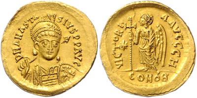 Anastasius I. 491-518 GOLD - Mince, medaile a papírové peníze