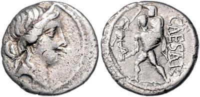 Caius Iulius Caesar 100-44 v. C. - Münzen, Medaillen und Papiergeld