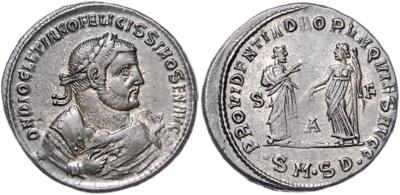 Diocletianus 284-305 - Mince, medaile a papírové peníze