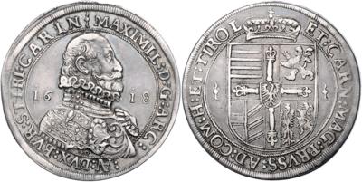 Eh. Maximilian - Coins, medals and paper money