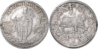 Eh. Maximilian als Hochmeister des Deutschen Ritterordens - Münzen, Medaillen und Papiergeld