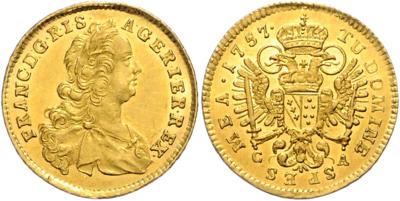Franz I. Stefan GOLD - Mince, medaile a papírové peníze