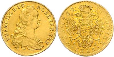 Franz I. Stefan GOLD - Coins, medals and paper money