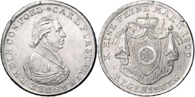 Fürstprimat des Rheinbundes, - Mince, medaile a papírové peníze
