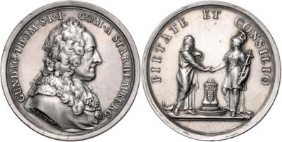 Gundacker Thomas Graf Starhemberg - Mince, medaile a papírové peníze