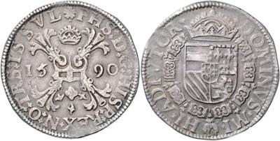 Haus Habsburg, Philipp II. von Spanien 1555-1598 - Münzen, Medaillen und Papiergeld