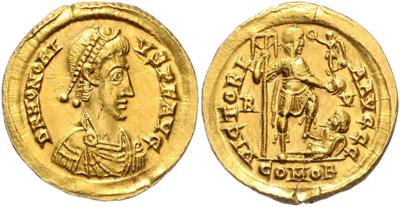 Honorius 395-423 GOLD - Mince, medaile a papírové peníze