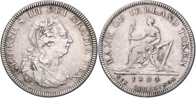 Irland, Georg III. 1760-1820 - Mince, medaile a papírové peníze
