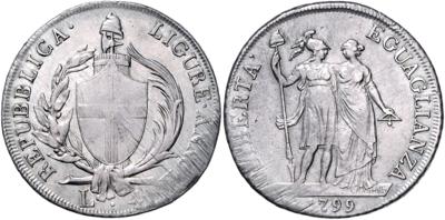 Italien, Ligurische Republik 1798-1805 - Coins, medals and paper money