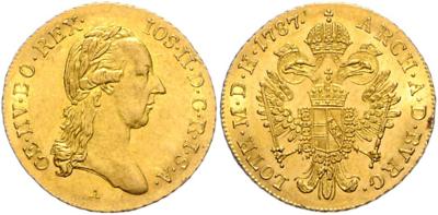 Josef II. GOLD - Mince, medaile a papírové peníze