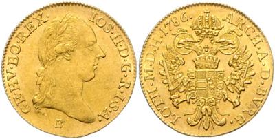 Josef II. GOLD - Coins, medals and paper money