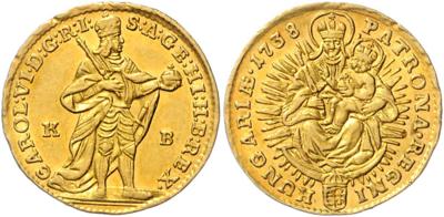 Karl VI. GOLD - Coins, medals and paper money