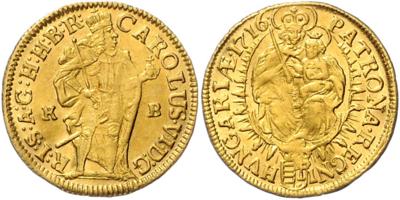 Karl VI. GOLD - Coins, medals and paper money