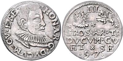 Kurland und Semgallen, Friedrich und Wilhelm Kettler 1596-1626 - Münzen, Medaillen und Papiergeld
