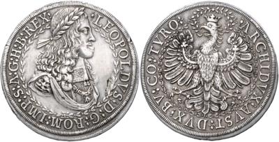 Leopold I. - Mince, medaile a papírové peníze