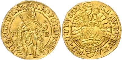 Leopold I. GOLD - Coins, medals and paper money