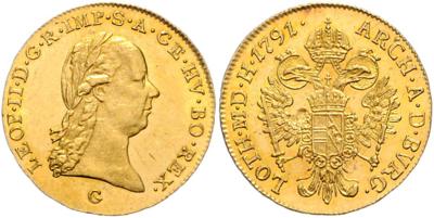 Leopold II. GOLD - Coins, medals and paper money