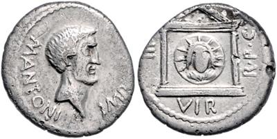 Marcus Antonius - Münzen, Medaillen und Papiergeld