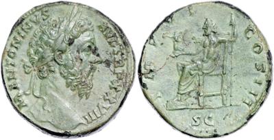 Marcus Aurelius 161-180 - Mince, medaile a papírové peníze
