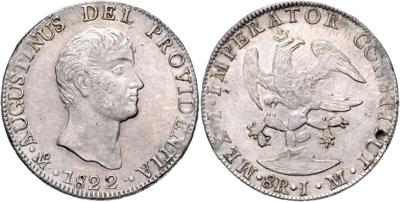 Mexiko, Augustin I. Iturbide 1822-1823 - Monete, medaglie e cartamoneta