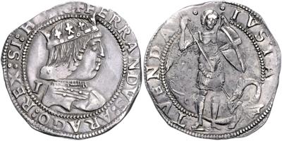 Neapel, Ferdinando I. d'Aragona 1458-1494 - Coins, medals and paper money