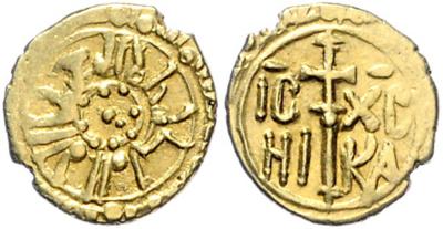 Normannen auf Sizilien, Ruggero II. König von Sizilien 1105/1130-1154 GOLD - Monete, medaglie e cartamoneta