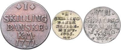 Norwegen/Schweden/Dänemark - Münzen, Medaillen und Papiergeld