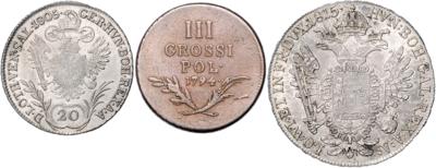 Österreich, Franz II./I 1792-1835 - Mince, medaile a papírové peníze