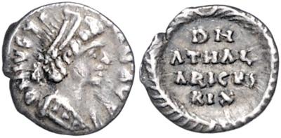 Ostgoten, Athalarich 526-534 - Mince, medaile a papírové peníze