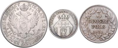 Polen, Russische Herrschaft - Münzen, Medaillen und Papiergeld