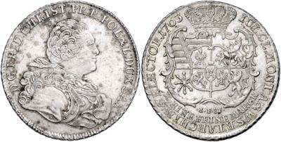 Sachsen A. L., Friedrich Christian 1763 - Mince, medaile a papírové peníze