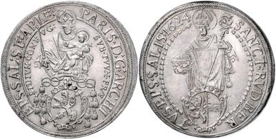 Salzburg, Paris von Lodron 1619-1653 - Mince, medaile a papírové peníze