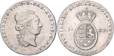Schleswig-Holstein, Christian VII. von Dänemark 1784-1808 - Monete, medaglie e cartamoneta
