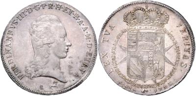 Toskana, Ferdinand III. di Lorena 1790-1801 - Monete, medaglie e cartamoneta