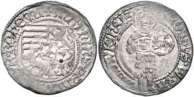 Ungarn, Matthias Corvinus 1458-1490 - Mince, medaile a papírové peníze