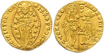 Venedig, Andreas Contarini 1368-1382 GOLD - Mince, medaile a papírové peníze