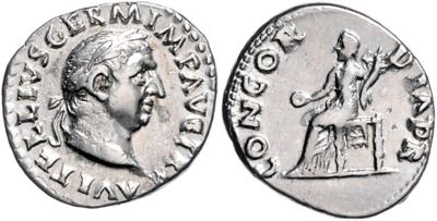 Vitellius Januar bis Dezember 69 - Münzen, Medaillen und Papiergeld