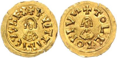 Westgoten, Witterich 603-610 GOLD - Coins, medals and paper money