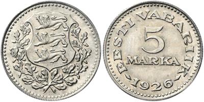 5 Marka 1926 - Mince, medaile a papírové peníze