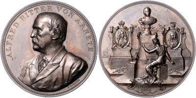 Alfred Ritter von Arneth 1819-1897 - Mince, medaile a papírové peníze