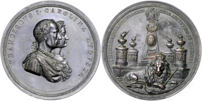 Anwesenheit des Kaiserpaares in Prag 1833 - Mince, medaile a papírové peníze