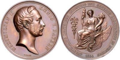 Bayern, Maximilian II. 1848-1864 - Münzen, Medaillen und Papiergeld