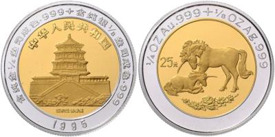 China, Volksrepublik GOLD/Silber - Mince, medaile a papírové peníze