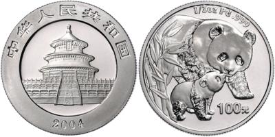 China, Volksrepublik PALLADIUM - Monete, medaglie e cartamoneta