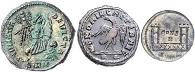 Constantinische Dynastie (ca.84 Stk., davon 1 AR) - Coins, medals and paper money