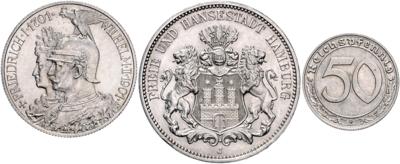 Deutschland - Mince, medaile a papírové peníze